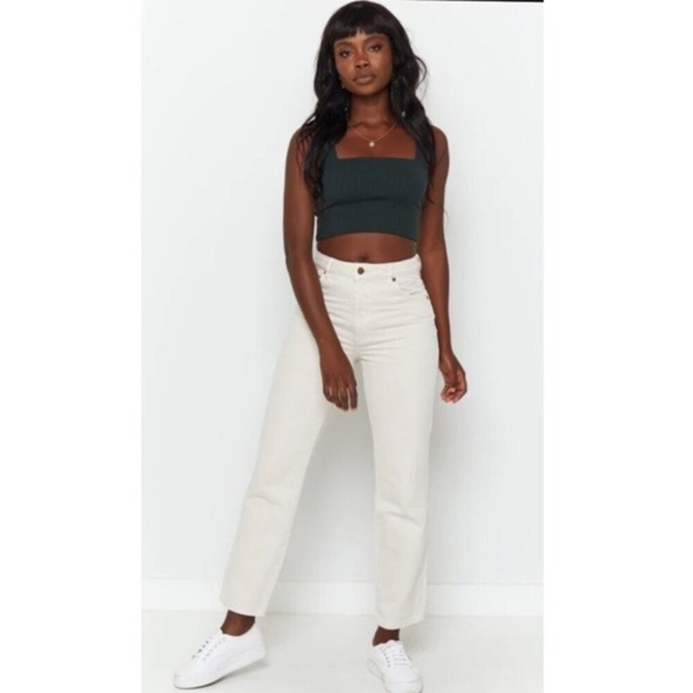 Rolla’s Relaxo Relaxed Fit Raw Hem Jeans in Salt 36 NWT